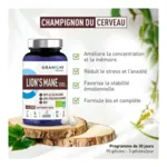 Granions Lion's Mane 1000 mg Bio gélules