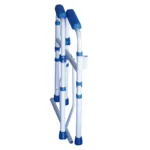 Cadre de toilette pliant Blue Steel 3 en 1