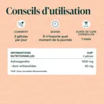 Novoma Ashwagandha bio KSM 66 gélules