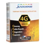 Juvamine 4G Ginseng Gelée Royale Guarana Gingembre ampoules