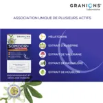 Granions Somdor+ Mélatonine 1 mg comprimés