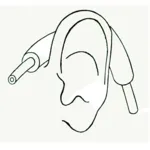 Protège oreille pour lunettes à oxygène 2 unités