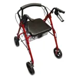Rollator 4 roues assise et dossier