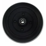 Invacare roue noire 6x2"