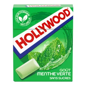 Hollywood chewing gum sans sucres