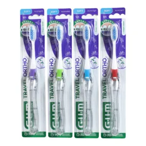 Gum Ortho Travel Brosse à dents appareils orthodontiques