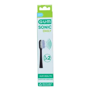 Gum Sonic daily têtes de brosse à dents électrique Soft