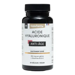 Gélules Acide hyaluronique Anti âge Nat et Form