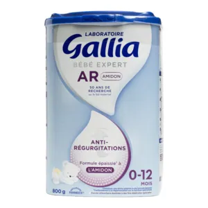 Gallia bébé expert AR amidon lait épaissi 0-12 mois