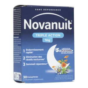 Novanuit Triple Action mélatonine