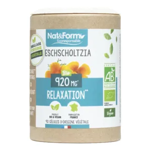 Escholtzia Bio Nat et Form Ecoresponsable Gélules Relaxation