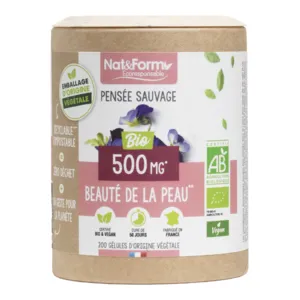 Gélules Nat & Form Ecoresponsable de Pensée sauvage Bio