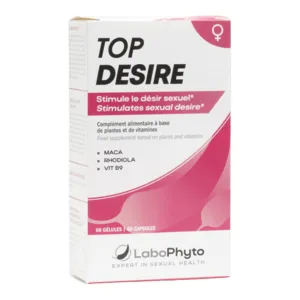 Top Desire Stimulant pour femme en gélules Labo phyto