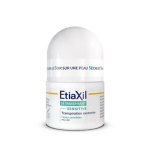 Etiaxil Sensitive Aisselles détranspirant roll-on
