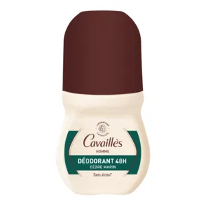 Cavaillès Homme déodorant 48h Cèdre marin roll on