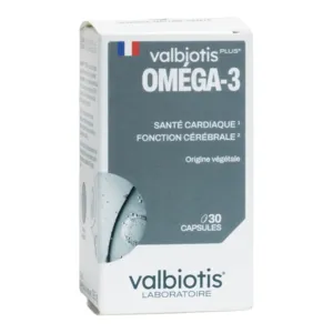 Oméga 3 végétal Valbiotis Plus capsules