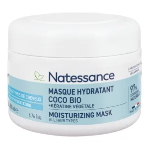 Masque hydratant coco bio et kératine végétale Natessance