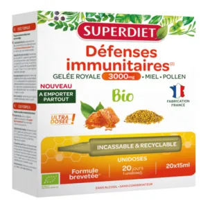 Superdiet unidoses Défenses alimentaires Bio