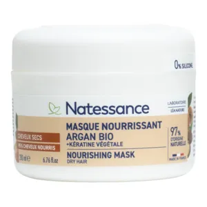 Masque Natessance Argan et kératine pour les cheveux