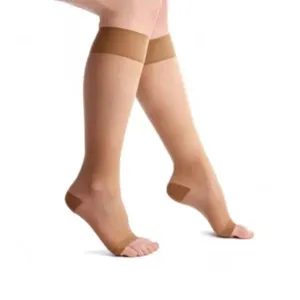 Chaussettes de Contention Thuasne Venoflex Secret Pieds Ouverts Femme Classe 2