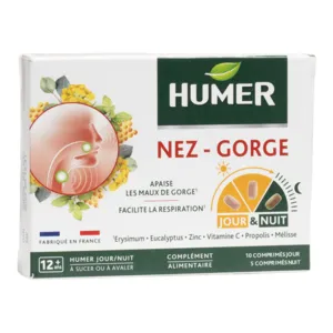 Humer nez gorge comprimés rhume