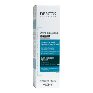 Shampooing Vichy Dercos Ultra Apaisant cheveux normaux à gras