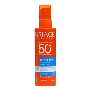 Uriage Bariesun spray solaire invisible SPF 50+ visage et corps