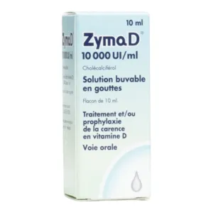 Vitamine D 10000 UI  ZymaD gouttes