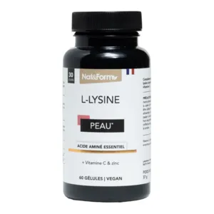 Nat et Form L-Lysine gélules Peau