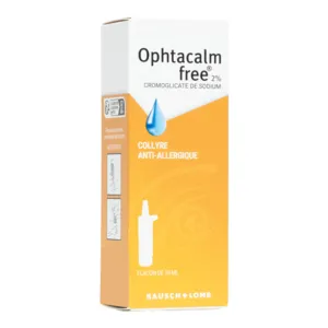 OphtacalmFree 2% collyre pour conjonctivite allergique