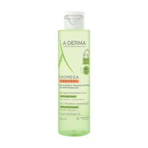 Gel lavant 2 en 1 A-Derma Exomega bébé