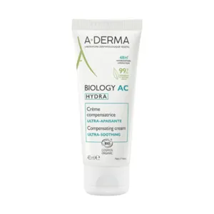 Crème compensatrice hydratante bio A-Derma Biology AC