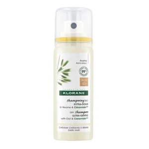 Klorane Shampooing sec au lait d'avoine Cheveux bruns