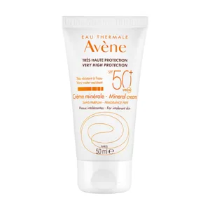 Avène crème minérale solaire SPF 50+ pour peaux intolérantes