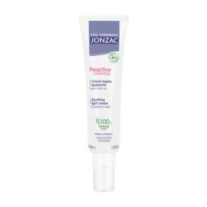 Jonzac Reactive Control Crème légère apaisante Bio peaux réactives