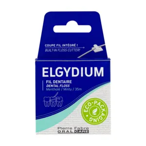 Fil dentaire Elgydium ciré mentholé 35 m