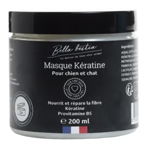 Bella Bestia Masque à la kératine chien chat