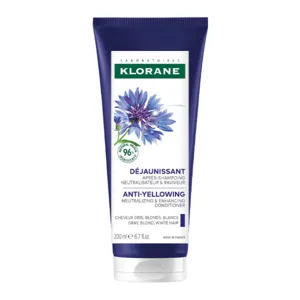 Après Shampoing déjaunissant Klorane à la Centaurée pour cheveux gris