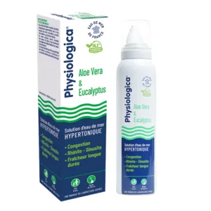 Gifrer Physiologica spray Aloe vera et Eucalyptus nez congestionné