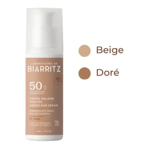 Laboratoires de Biarritz crème solaire teintée visage bio SPF50