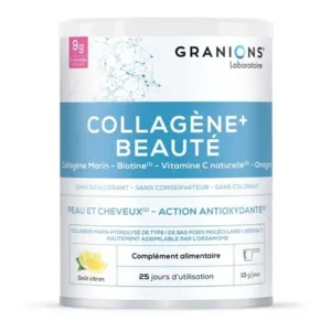 Granions Collagène+ beauté gout citron en poudre