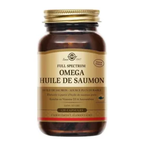 Full Spectrum Omega Huile de saumon capsules Solgar