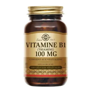 Gélules Vitamine B1 100 mg Solgar