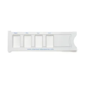 Pilulier journalier blanc pour prise de médicaments