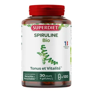 SuperDiet Gélules de spiruline bio