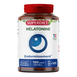 SuperDiet gélules de mélatonine 1 mg