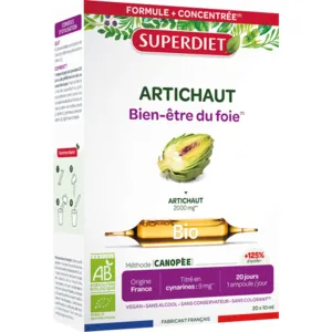 SuperDiet ampoule artichaut français bio