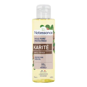 Natessance huile de karité cheveux secs