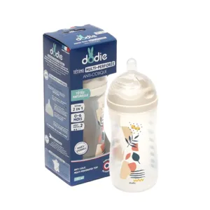 Dodie Biberon anti colique tétine multi perforée 270 ml 3 pièces
