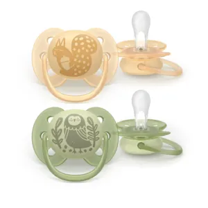 Avent Ultra soft sucette symétrique orthodontique silicone 6-18 mois
